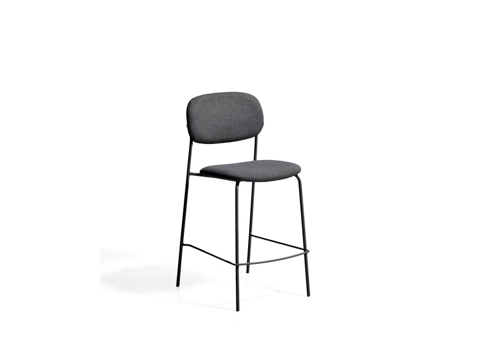 Tabouret empilable Meli en chenille