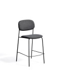Tabouret empilable Meli en chenille