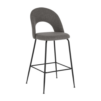 Tabouret Mahalia, gris foncé, hauteur 63 cm, FSC 100%