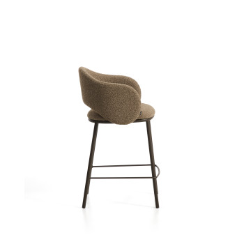 Tabouret Maina en chenille épaisse