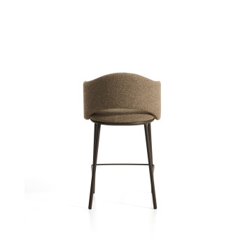 Tabouret Maina en chenille épaisse