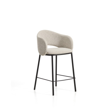 Tabouret Maina en chenille épaisse