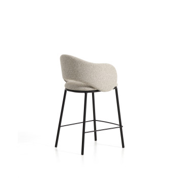 Tabouret Maina en chenille épaisse