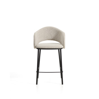 Tabouret Maina en chenille épaisse