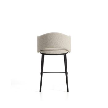 Tabouret Maina en chenille épaisse