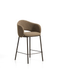 Tabouret Maina en chenille épaisse