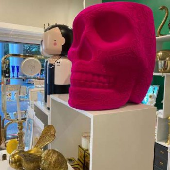 TABOURET ET TABLE MEXICO FINITION VELOURS 70002 QEEBOO