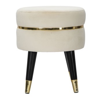 TABOURET PARIS CRÈME/DORÉ