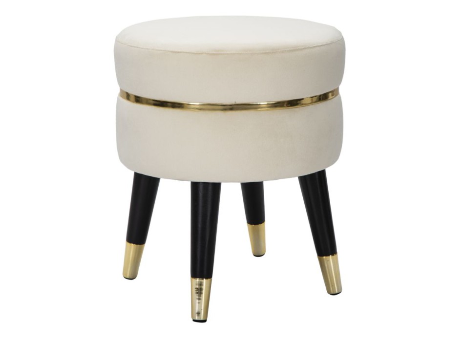 TABOURET PARIS CRÈME/DORÉ
