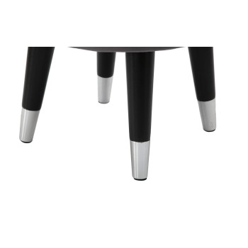 TABOURET PARIS GRIS/ARGENT