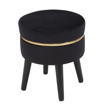 TABOURET PARIS NOIR