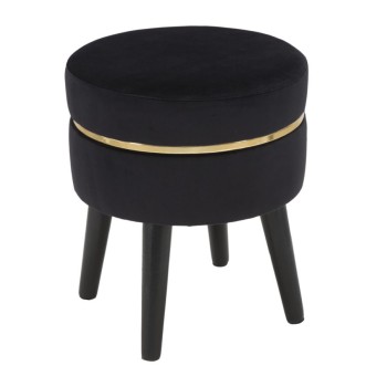 TABOURET PARIS NOIR