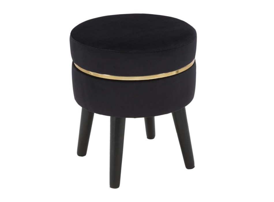 TABOURET PARIS NOIR