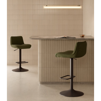 Tabouret Zenda en chenille LA FORME