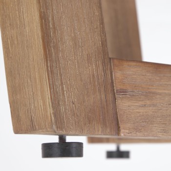 Table ronde Shanelle en terrazzo blanc Ø 120 cm