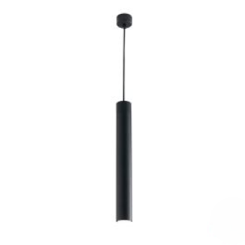 Suspension ronde noire FLUKE 1XGU10 5,5 x 5,5 x 30 cm
