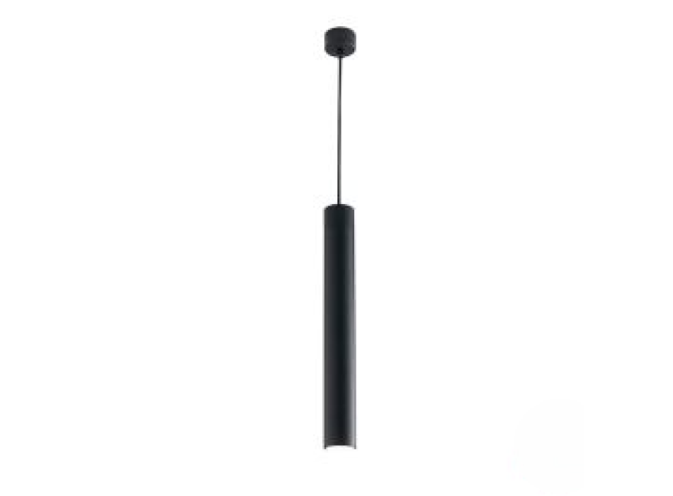 Suspension ronde noire FLUKE 1XGU10 5,5 x 5,5 x 30 cm