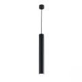 Suspension ronde noire FLUKE 1XGU10 5,5 x 5,5 x 30 cm