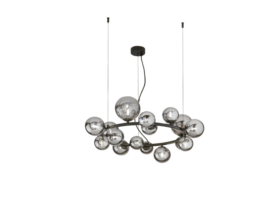 SUSPENSION NOIRE MIEL 16XG9 82X82X161CM