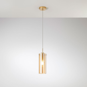 Suspension Magic Gold/Ambre 1XE27 10X150CM