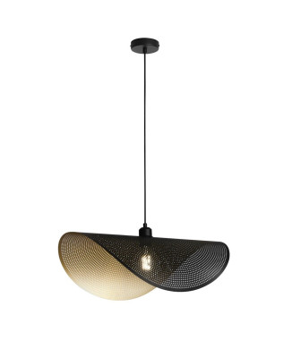 Suspension RHEI-DOT noir/or 1XE27 60X33X150CM