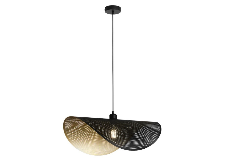 Suspension RHEI-DOT noir/or 1XE27 60X33X150CM