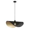 Suspension RHEI-DOT noir/or 1XE27 60X33X150CM