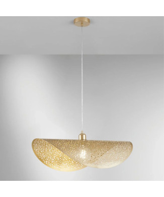 Suspension RHEI-TARA GOLD 1XE27 50X30X150CM