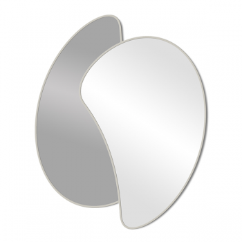 Miroir COLLISIONS gris tourterelle P5082 Pintdecor