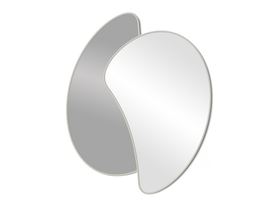 Miroir COLLISIONS gris tourterelle P5082 Pintdecor