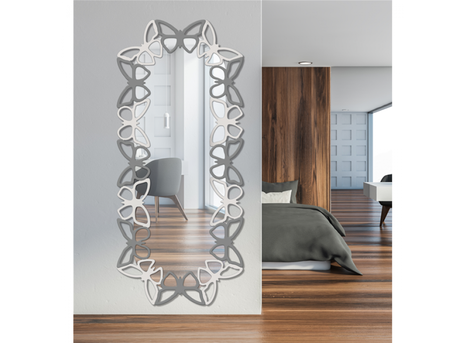 Miroir ERMES ivoire et tourterelle P4994 Pintdecor