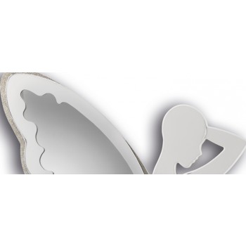 MIROIR TRILLI BLANC P3286 PINTDECOR