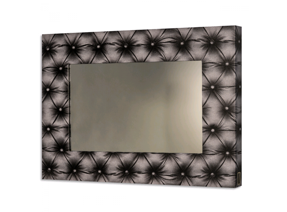 Miroir CAPITONNE' NOIR GS4298 PINTDECOR