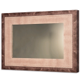 Miroir en cuir foncé GS4286 PINTDECOR