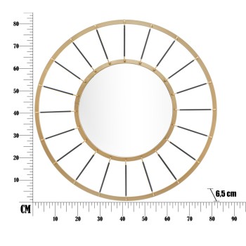 MIROIR MURAL GLAM FONCÉ