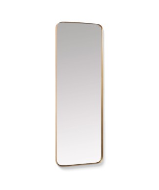 Specchio da parete Marco in metallo dorato 55 x 15etallo dorato 55 x 150,5 cm