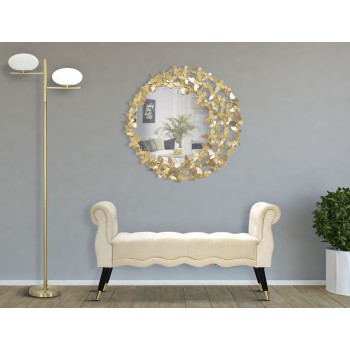MIROIR À VENT GLAM PAPILLON Ø