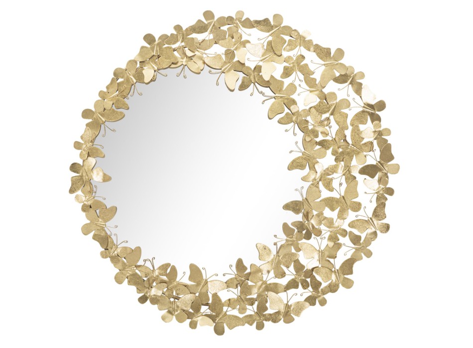 MIROIR À VENT GLAM PAPILLON Ø