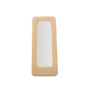 Miroir rotin Zilna 58 x 120 cm