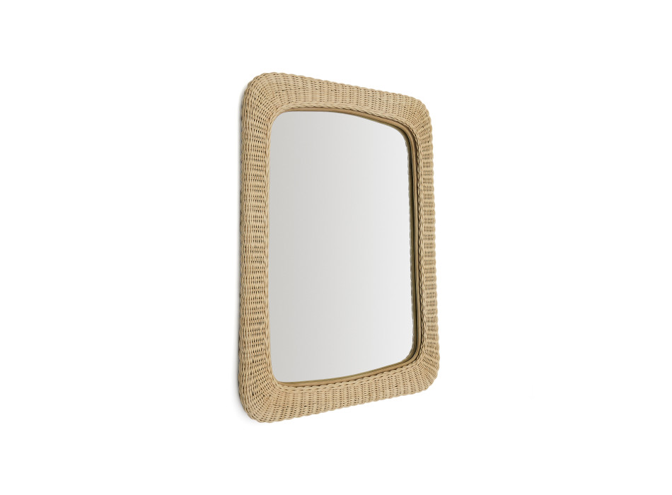 Miroir en rotin Zilna 58 x 79 cm