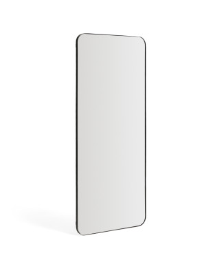 Miroir Marco en métal noir 80 x 180 cm