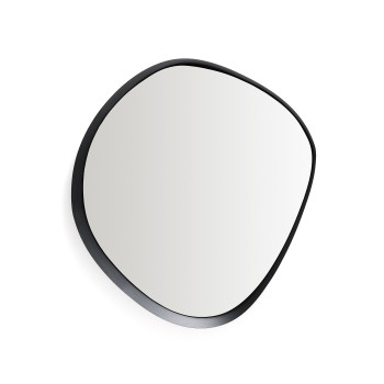 Miroir Tebel en métal noir 85 x 93,5 cm