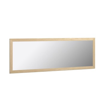 Miroir Wilany 52,5 x 152,5 cm avec finition naturelle