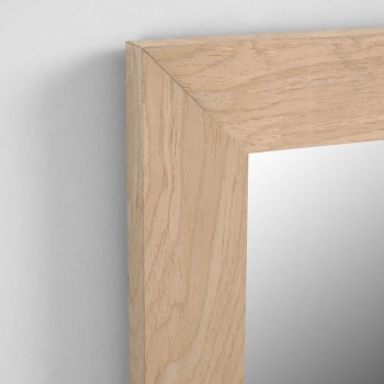 Miroir Wilany 52,5 x 152,5 cm avec finition naturelle