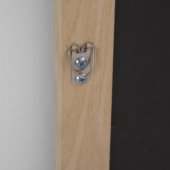 Miroir Wilany 52,5 x 152,5 cm avec finition naturelle