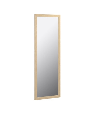 Miroir Wilany 52,5 x 152,5 cm avec finition naturelle
