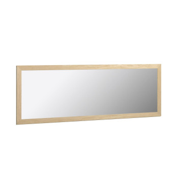 Miroir Wilany 52,5 x 152,5 cm avec finition naturelle