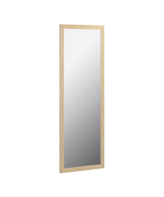 Miroir Wilany 52,5 x 152,5 cm avec finition naturelle