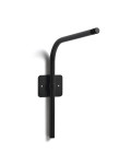 Support mural pour lampes portables Nali en métal peint noir