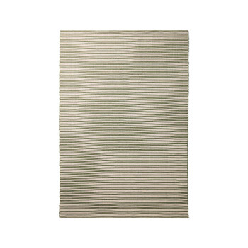 Tapis Ardelia en fibres synthétiques, vert et beige, 160 x 230 cm